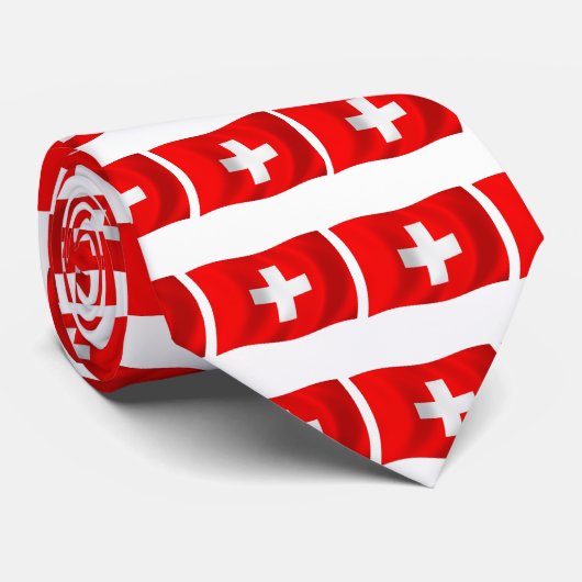 Krawatte Schweiz (Gerollt)