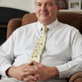 Krawatte "Science Chemie Teacher Muster"