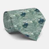 Krawatte Seashell - Aquamarin (Gerollt)