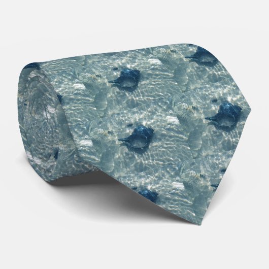 Krawatte Seashell - Ozean (Gerollt)