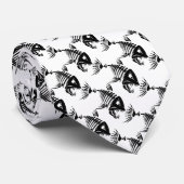 Krawatte/Skeleton Fische Krawatte (Gerollt)
