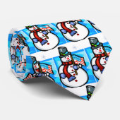 Krawatte - Snowman (Gerollt)