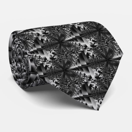 Krawatte Sparkler - Schwarz (Gerollt)