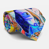 Krawatte - Street Art Modedesigner Krawatte (Gerollt)