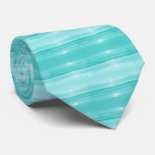 Krawatte Sunrise - Aqua (Gerollt)