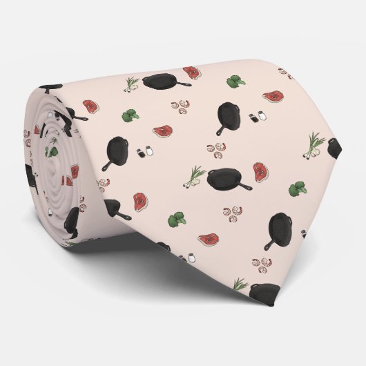 Krawatte Surf und Turf (Gerollt)