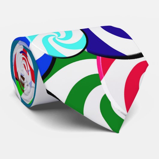 Krawatte - Süßigkeits-Collage (Gerollt)