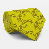 Krawatte Swan - Gold (Gerollt)