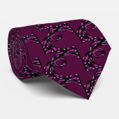 Krawatte Swan - Maroon (Gerollt)