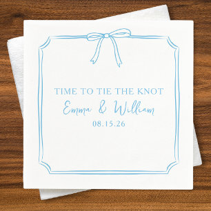 "Krawatte The Knot" Bow Classic Light Blue Chic Ho Serviette