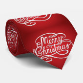 Krawatte "THE MERRY CHRISTMAS" FÜR ALLE MÄNNER (Gerollt)