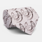 Krawatte Thistle Blume - Cameo (Gerollt)