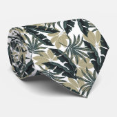 Krawatte tropische Palmen (Gerollt)