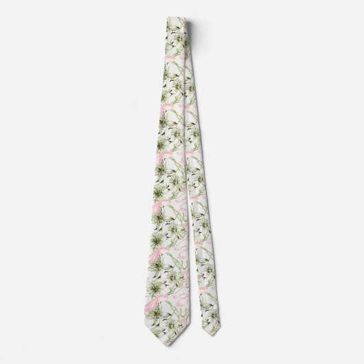 Krawatte tropische Palmen (Vorderseite)