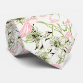Krawatte tropische Palmen (Gerollt)