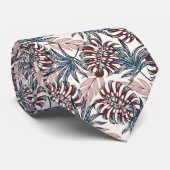 Krawatte tropische Palmen (Gerollt)