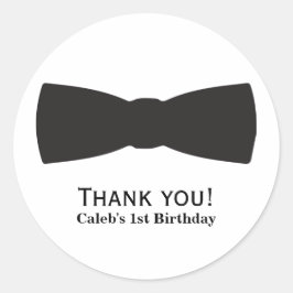Krawatte Tuxedo Boys Gastgeschenk Runder Aufkleber