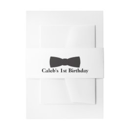 Krawatte Tuxedo Boys Party Einladungsbanderole