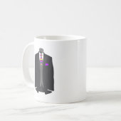Krawatte Tuxedo Wedding Kaffeetasse (Vorderseite Links)