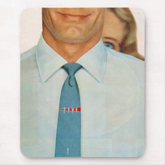 Krawatte-Typ der 50er Jahre Mousepad (Vorne)