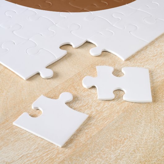 Krawatte und Brille Hipster Brown Fox Puzzle (Seite)