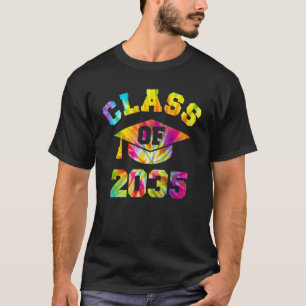Krawatte- und Dye-Klasse 2035 wächst mit mir zurüc T-Shirt