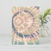 Krawatte und Färbung Dankeskarte (Stehend Vorderseite)