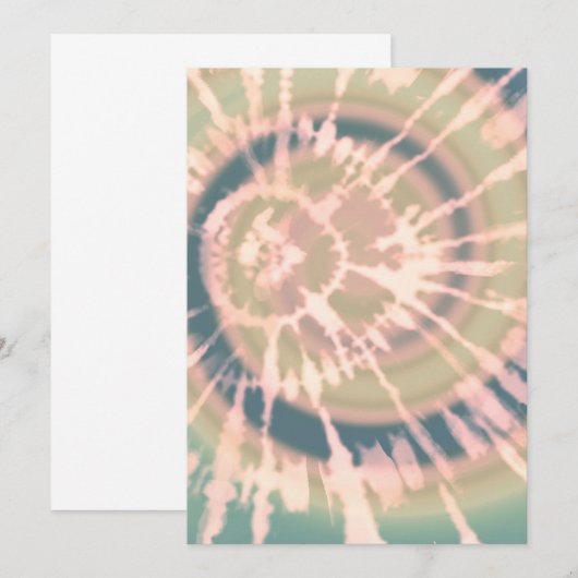 Krawatte und Färbung Dankeskarte (Vorne/Hinten)