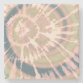 Krawatte und Färbung Steinuntersetzer (Vorderseite)