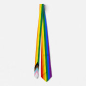 Krawatte und Fortschritt Rainbow Flag / LGBTQ (Rückseite)