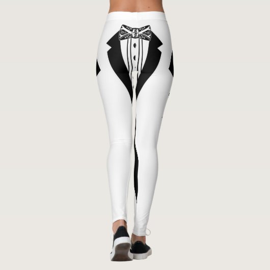 Krawatte und Tux Leggings (Rückseite)