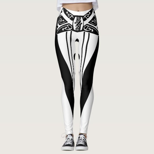 Krawatte und Tux Leggings (Vorderseite)