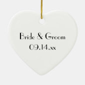 Krawatte und Verlobung der Perlen Keramikornament (Hinten)