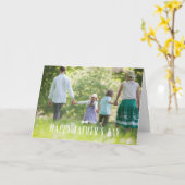 Krawatte Vatertagskarte - Weiß Karte (Gelbe Blume)