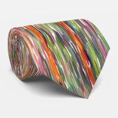Krawatte/VERTIKALE, MULTIFARBENE STREIFEN FÜR MÄNN Krawatte (Gerollt)