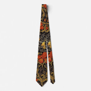 Krawatte Vintage-Druck Blumen William Morris