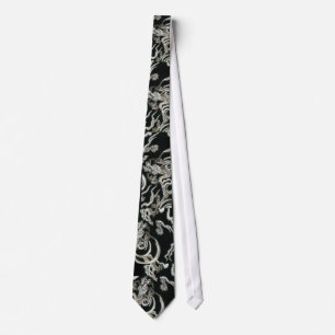 Krawatte Vintage-Kunst asiatisch floral