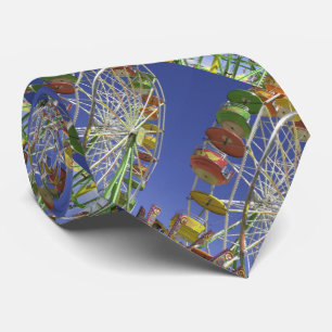Krawatte, Vintage-Riesenrad, Muster wiederholt sic Krawatte