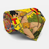 Krawatte Vintages Comic Buchcover Combo (Gerollt)