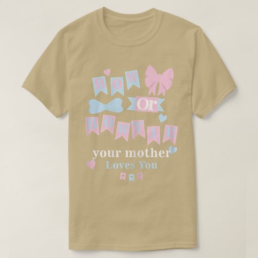 Krawatte von Frauen oder Mädchen Ihrer Mutter Lieb T-Shirt (Design vorne)