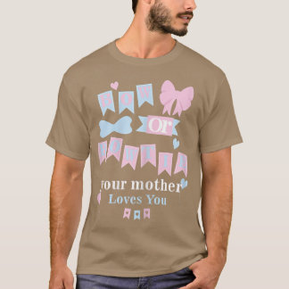 Krawatte von Frauen oder Mädchen Ihrer Mutter Lieb T-Shirt