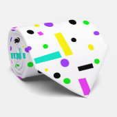 Krawatte von Funky Abstrakt Art Pattern (Gerollt)