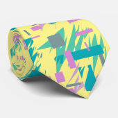 Krawatte von Funky Abstrakt Art Pattern (Gerollt)