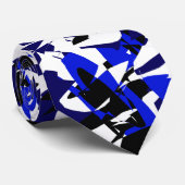 Krawatte von Funky Abstrakt Art Pattern (Gerollt)