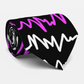 Krawatte von Funky Abstrakt Art Pattern (Gerollt)