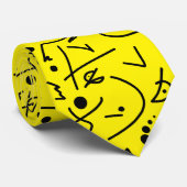 Krawatte von Funky Abstrakt Art Pattern (Gerollt)