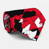 Krawatte von Funky Abstrakt Art Pattern (Gerollt)