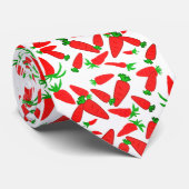 Krawatte von Funky Yummy Red Carrots Pattern (Gerollt)
