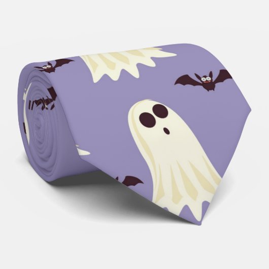 Krawatte von Geistern und Fledermäusen (Gerollt)