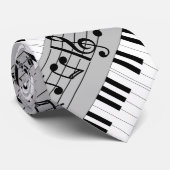 Krawatte von Musiktastaturen (Gerollt)